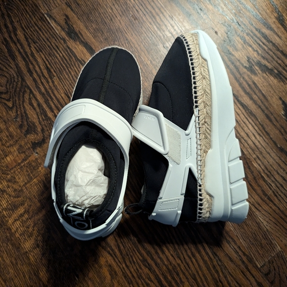 Kenzo 🐯 Women's K-Lastic Platform Espadrilles, Black - Picture 6 of 7